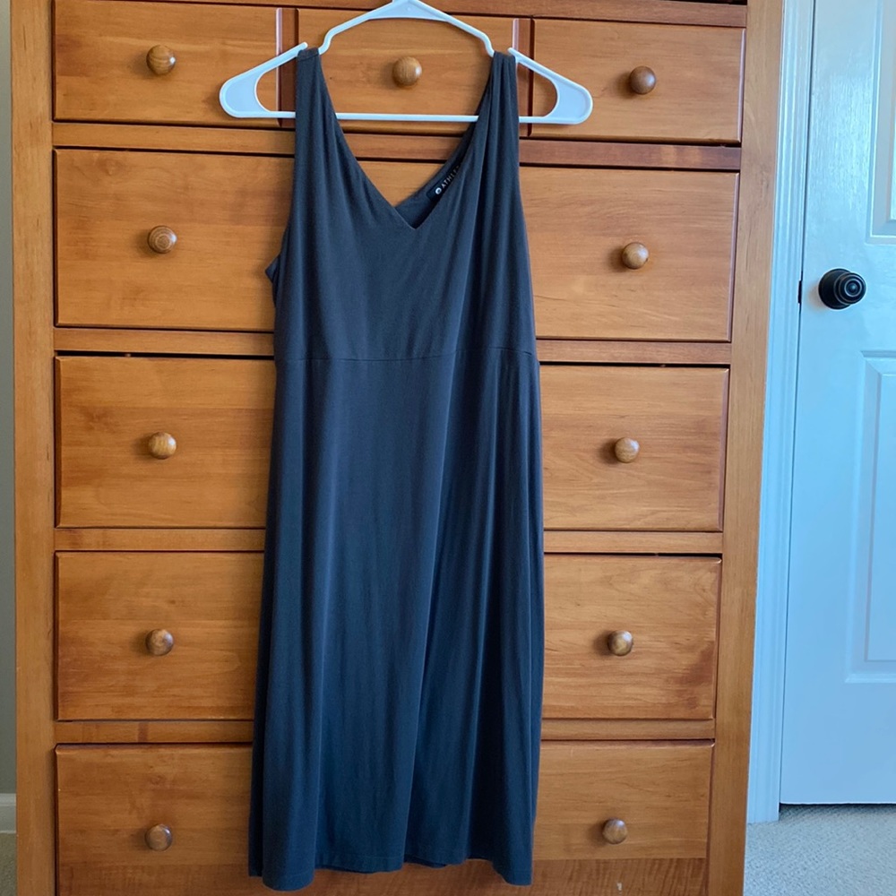 Athleta casual dress olive green size M